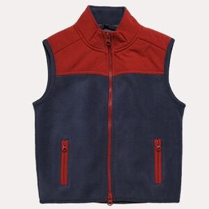 johnnie-O - Boys Red & Navy Vest - Size: 5Y